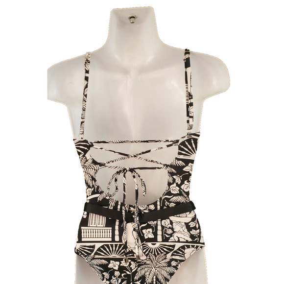 Kenny Flowers The Medellin One Piece Underwire Swimsuit Belt, SPF Size small - Picture 7 of 8